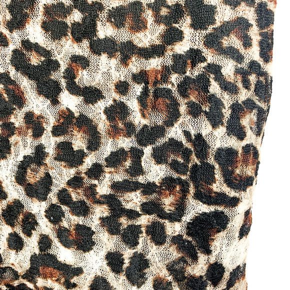 Costa Blanca Cheetah Print Mini Skirt - Picture 3 of 6